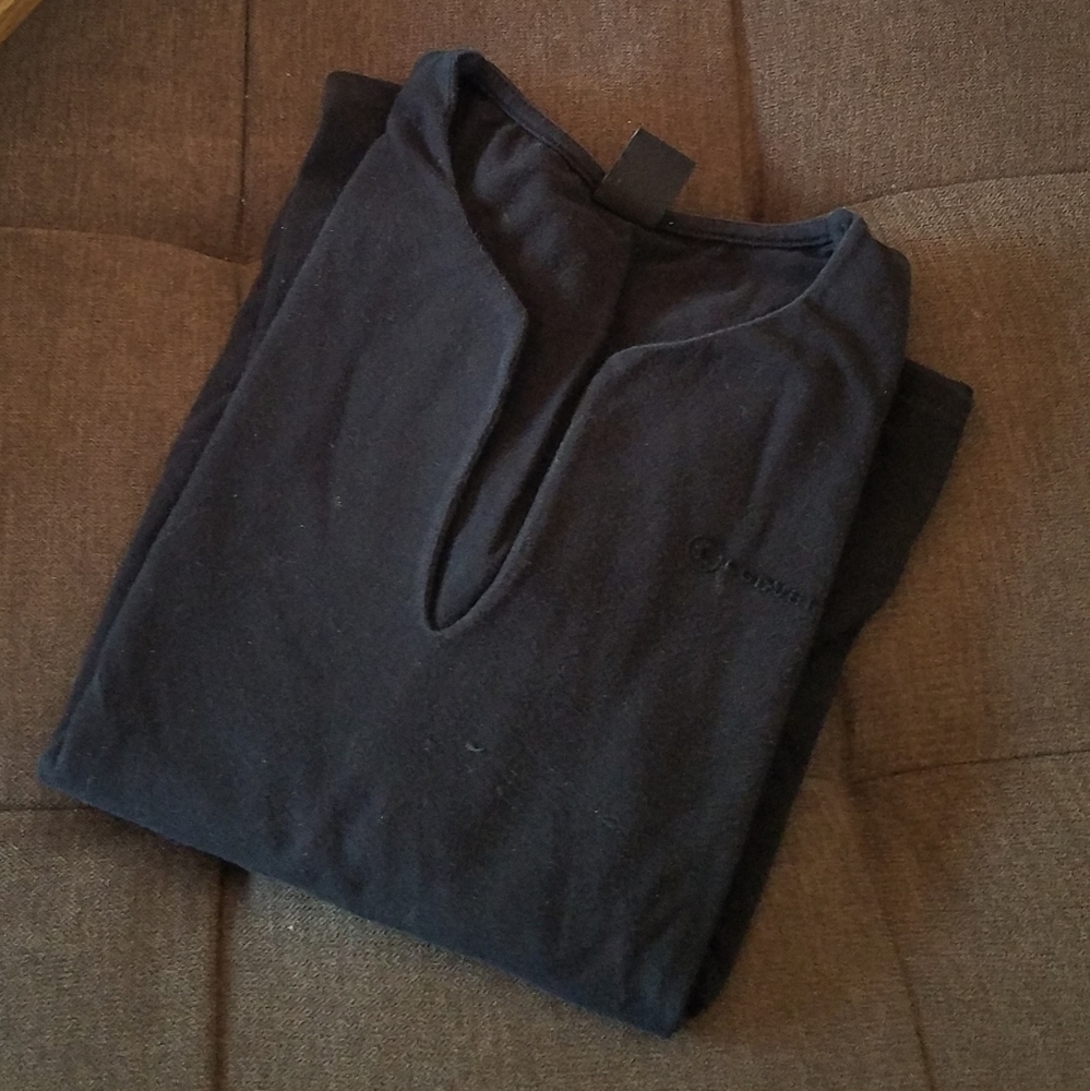 Black Converse Athletic Fitted Top
